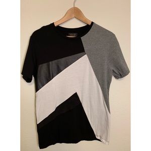 Zara ‘Shapes’ Black/White T-Shirt